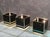Modern Mid-Century Modern Set Three Cubes Glass and Brass, Italy, 1970s For Sale - Image 3 of 10