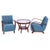 Art Deco Seating Set in Oak and Walnut, from Hala, 1940s, Set of 3 For Sale - Image 16 of 16