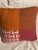 2010s Hermes Hibiscus/Mandarine Avalon Terre d'H Pillow Hermes Hand Woven Blanket (100' Cashmere) Measures 15.7" X 15.7" New Never Used No Box For Sale - Image 5 of 8