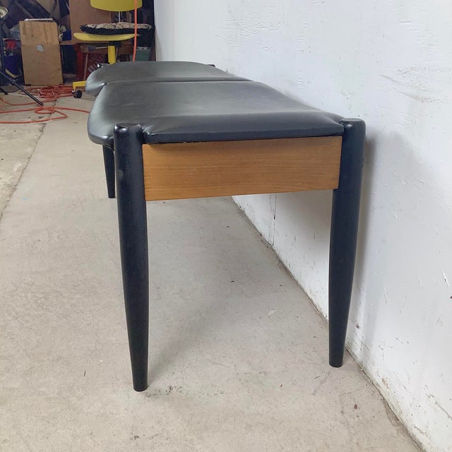 Mid-Century Two Seat Bench Attr. John Stuart For Sale In Philadelphia - Image 6 of 12