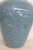 Mid-Century Modern Jaru of California 1980 Blue Ceramic Floral Tabletop Vase Model 476 Large 5149b For Sale - Image 3 of 11