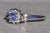 2000 - 2009 The Laidlaw: Laies 14K White Gold Ring set with Tanzanite and Diamonds For Sale - Image 5 of 11