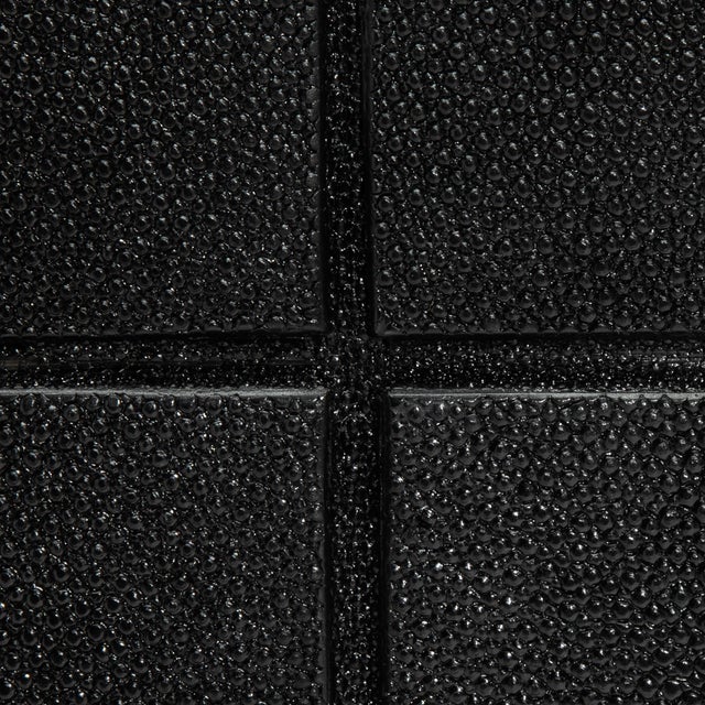 2020s Waste Bin in Black Shagreen by R&y Augousti For Sale - Image 5 of 5