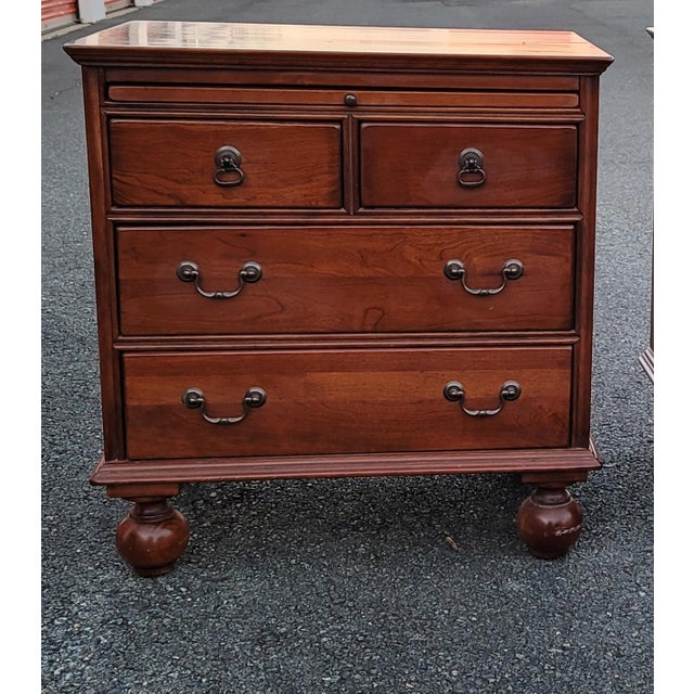 1990s Bob Timberlake for Lexington 4Drawer Wild Cherry Bedside Chests