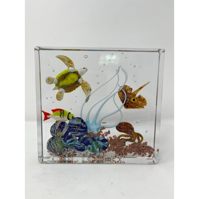 Contemporary Fish Aquarium Made in Murano For Sale - Image 3 of 6