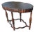 1940s Recently Refinished Victorian Style Mahogany Side Table With Carved Details For Sale