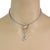 Late 20th Century Elegant 3.00ct Diamond 14k White Gold Fancy Lariat Necklace For Sale - Image 5 of 5