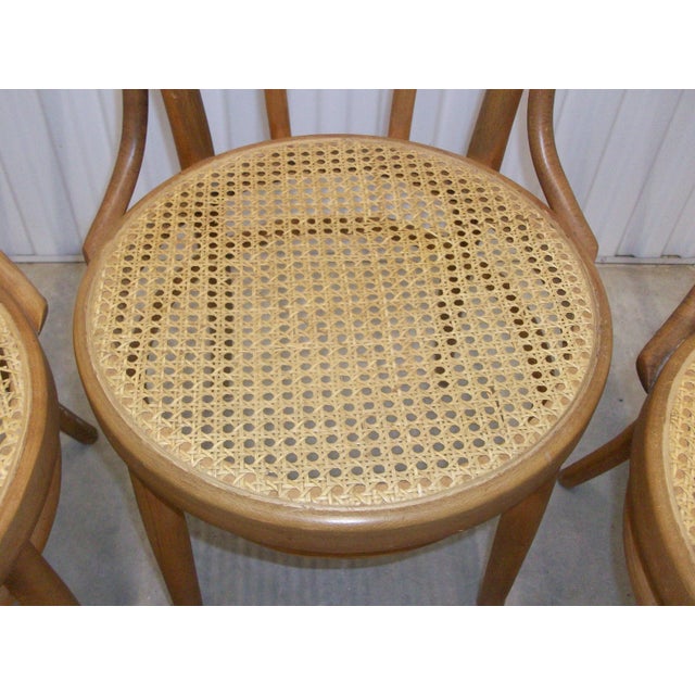 Vintage Bent Cane Bistro Chairs Made in Italy - Set of 3 on Sale Read ...