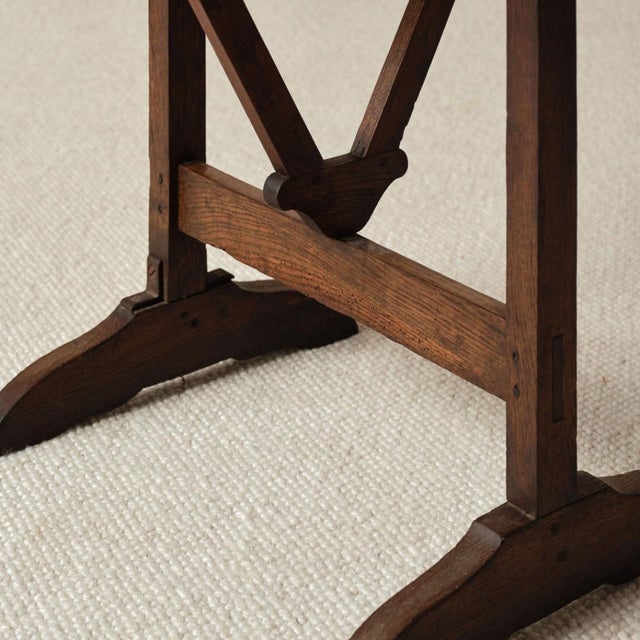 19th Century French Oak Table De Vin (A) For Sale - Image 9 of 10