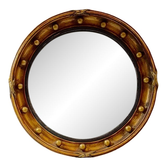 Regency Period Convex Mirror, Circa 1820 For Sale