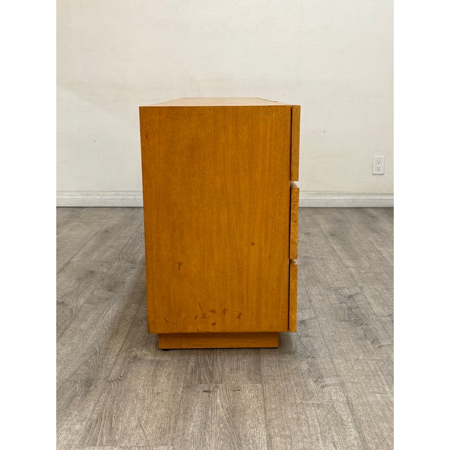 Mid Century Modern Burl Wood Dresser For Sale - Image 9 of 11