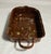 Metal Vintage Enamelware Shallow Dish With Single Handle and Spout Small Feet at Bottom For Sale - Image 7 of 8