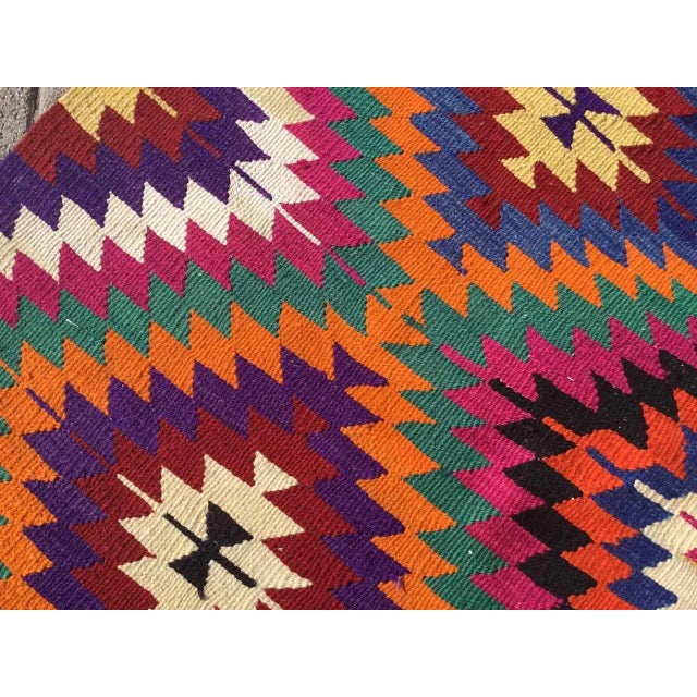 Small Bohemian Kilim - 54" X 33" For Sale In Raleigh - Image 6 of 10