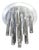 Large Ceiling Light with 13 Chrome Lights by Goffredo Reggiani, 1970s For Sale