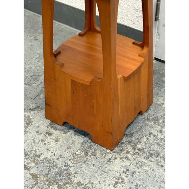 Tan Charles Limbert for Stickley Limbert Tabouret Side Table For Sale - Image 8 of 12