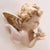 French Antique European Porcelain Gold Gilt Cherub Christmas/Holiday Ornament For Sale - Image 3 of 6