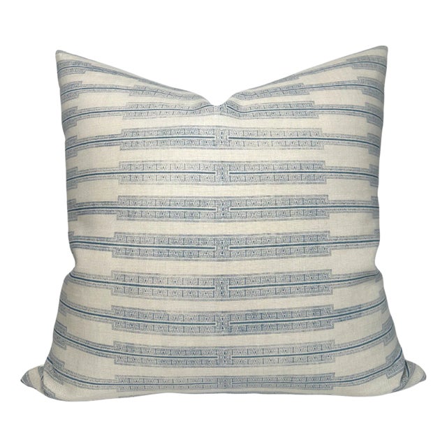 Indro Pillow Cover in Lake Blue, 20x20 Pillow For Sale