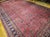 Vintage Oversize Tabriz Design Rug, Hand-Knotted Wool, Allover Geometric Pattern, Pale Red & Navy, 13x24 For Sale - Image 16 of 16
