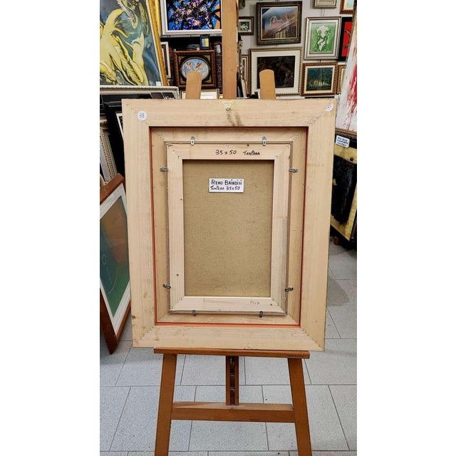 After Remo Brindisi, Untitled, Tempera, Framed For Sale - Image 8 of 14