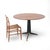 Vintage Table with Round Top and Central Leg, 1950s For Sale - Image 12 of 13