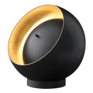 Table Lamp in Black Metal by Francesca Borelli for Oluce For Sale