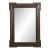 Baroque, Monumental Dutch Ripple Frame Wall Mirror, Ebonized Wood, 19th C. For Sale