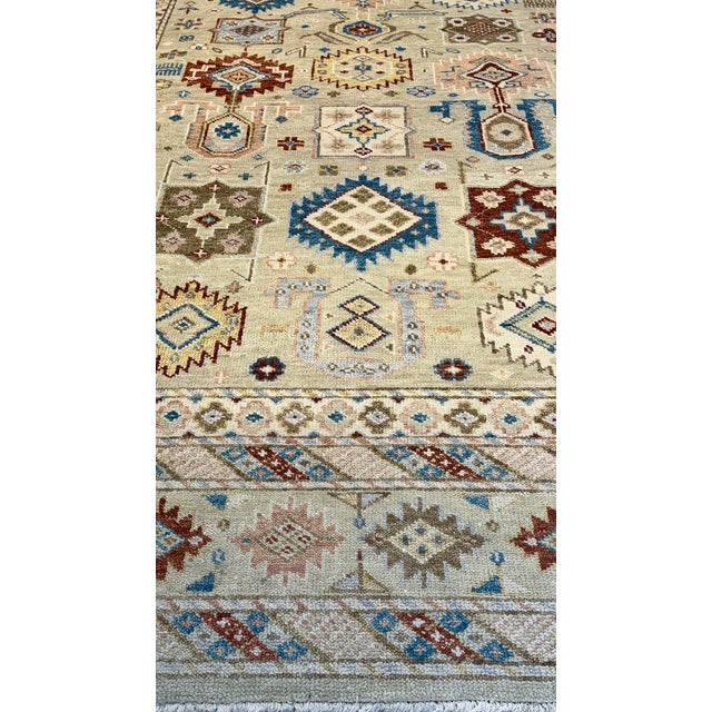 Textile Heriz Design Rug 10x14 For Sale - Image 7 of 8