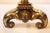 Circa 1860-80 Pair of French Baroque Revival Cast Brass Andirons For Sale - Image 4 of 7