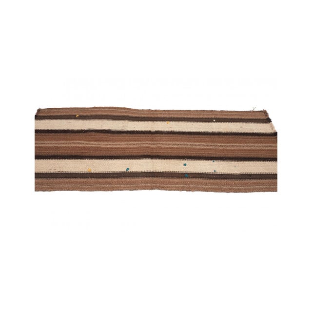 Vintage handwoven wool kilim rug from Kars region of Turkey. Approximatelly 50-60 years old. In very good condition. Rare...