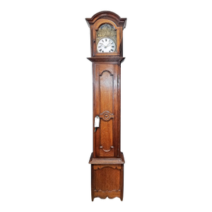 18c French Country Tall Case Grandfather Clock
