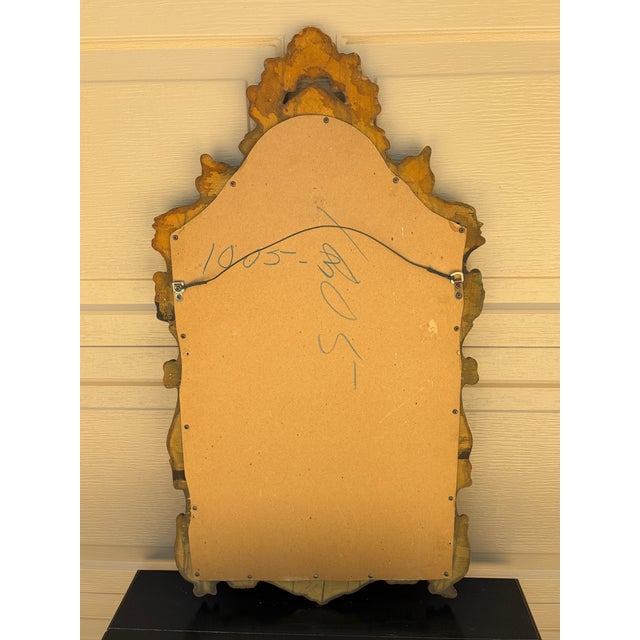 Pair of Mid-Century Italian Neoclassical Giltwood Mirrors For Sale - Image 15 of 18
