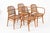 1960s Vintage Bent Wood & Wicker Cafe Dining Chairs by Josef Hoffman for Ligna For Sale - Image 5 of 17