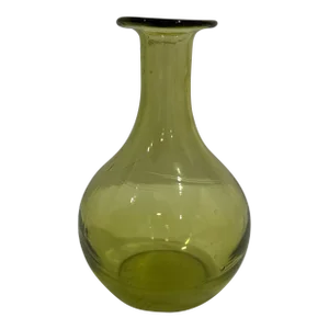 1950s Small Green Vase