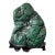 Malachite Rock on Display Stand Chinese Scholar Stone For Sale