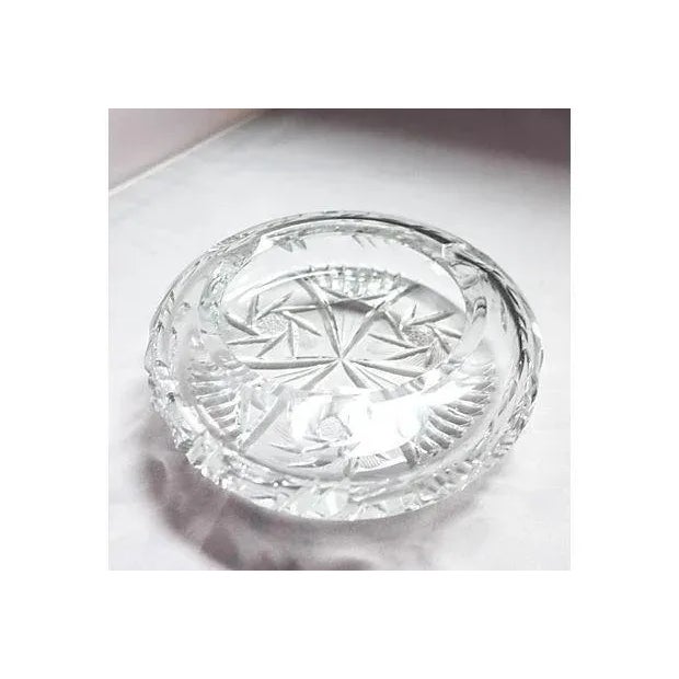 Cut Crystal Ashtray For Sale - Image 4 of 5