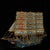 This striking vintage cloisonne enamel ship model brings a touch of traditional elegance and auspicious symbolism to any...