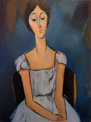 Peaceful Moment - Oil on Board 18x24