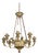 19th Century French Carved and Painted Chandelier For Sale