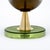 Green Venetian Blown Glass Lamps, Green, Murano Italy - a Pair For Sale - Image 8 of 9