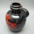 Handle Vase Depicting Red Horses on Black Background from Scheurich, 1960s For Sale - Image 4 of 8