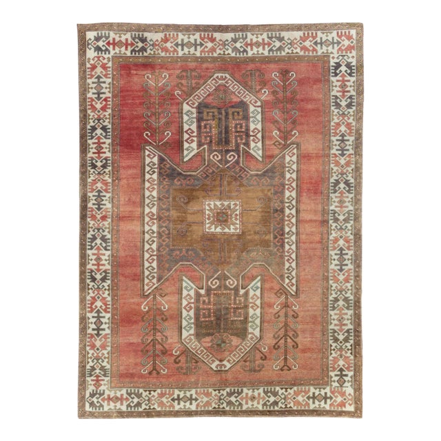 Galerie Shabab Collection Mid-20th Century Turkish Anatolian Accent Carpet For Sale