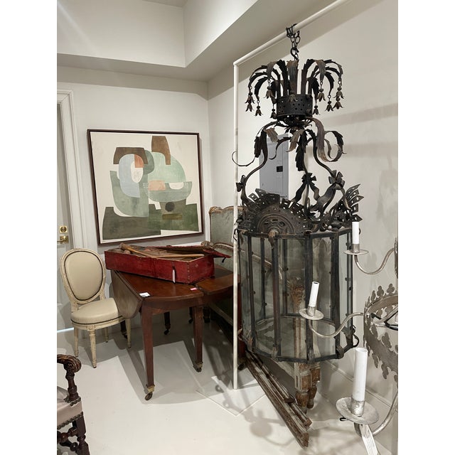 Mid 20th Century Venetian Renaissance Style Lantern For Sale - Image 4 of 4