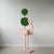 Vintage circa mid late 20th century artist made wood flamingo planter. Planter has a box that can hold plants, topiaries...