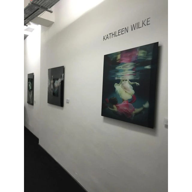 Contemporary Feather, Underwater Photograph, Metallic Pearl Paper, 2013 For Sale - Image 3 of 4