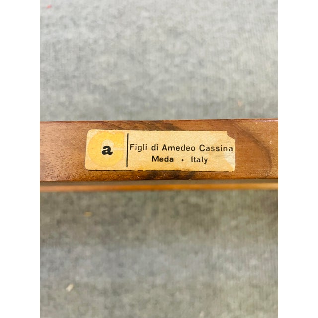 Wood Model 751 Square Coffee Table by Ico Parisi for Cassina, 1960s For Sale - Image 7 of 10