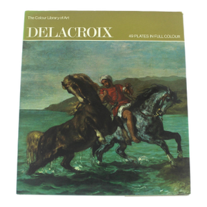 1969 Delacroix Hardcover Book With Art by Paul Hamlyn