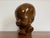 Brown Jan Verdonk, Paridur Bust of a Sleeping Child, 1920s, Plaster & Resin For Sale - Image 8 of 15
