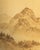 Gold Japanese Two Panel Screen: Rural Mountain Landscape For Sale - Image 8 of 13
