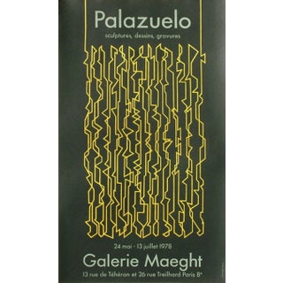 1978 Pablo Palazuelo Maeght Gallery Lithograph Poster For Sale