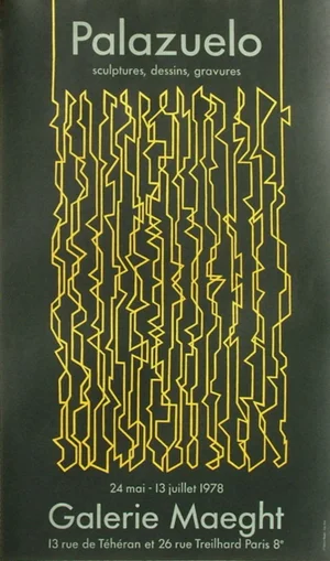 1978 Pablo Palazuelo Maeght Gallery Lithograph Poster